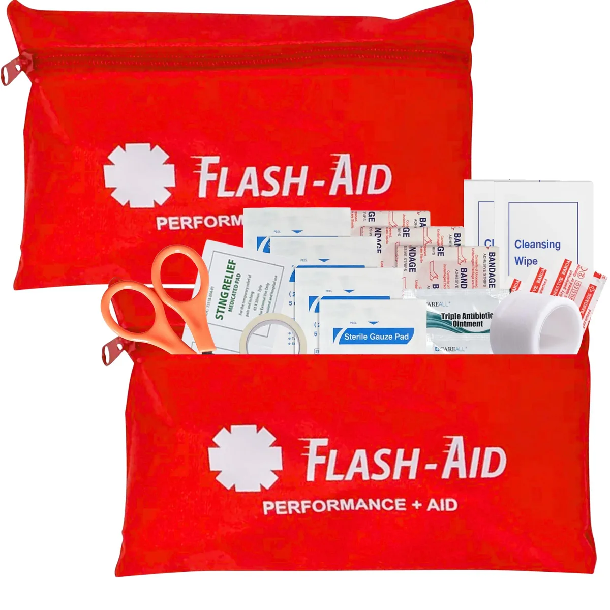 Mini First Aid Kits 2-Pack 22-Item Compact IFAKs Black — product photo