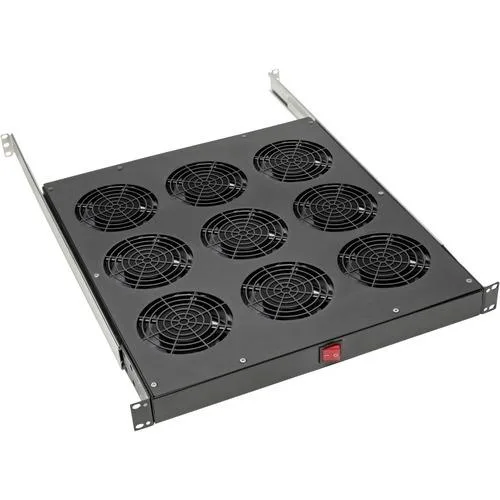 Tripp Lite Tripp Lite SRFANTRAY9 1U server rack fan tray 9 fans 864 CFM 120V — product photo