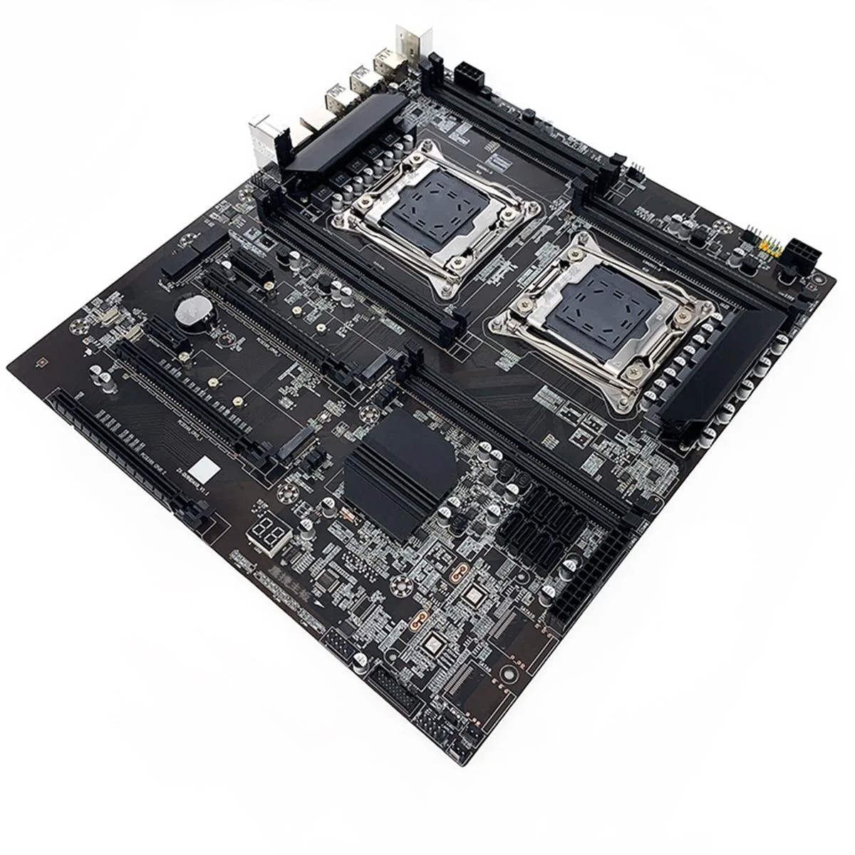 YINGHUA YINGHUA X99 Dual CPU ALEO Mining Motherboard LGA2011 V3/V4 8 DDR4 Slots 5 GPU Support — product photo