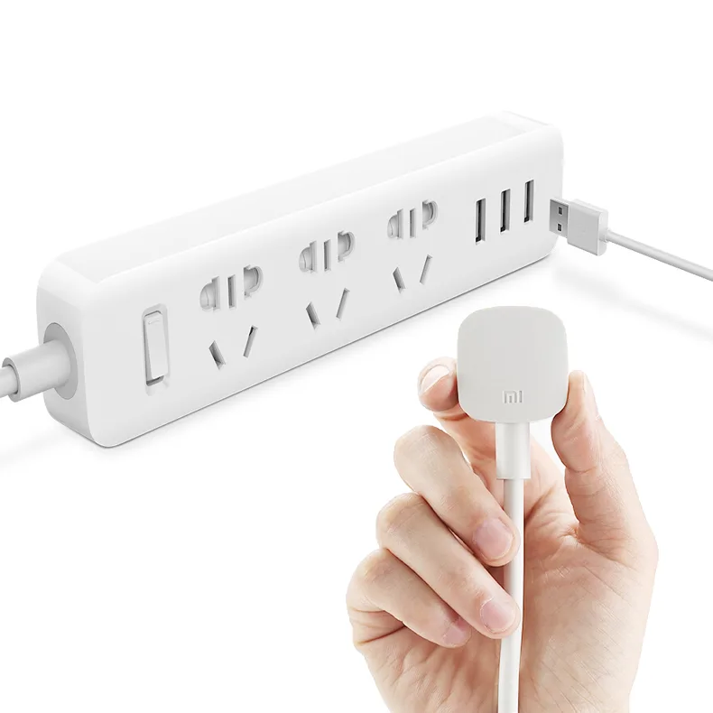 Mi Mi Smart Power Strip 3 Outlets 3 USB Ports 2500W 10A 100-240V White — product photo