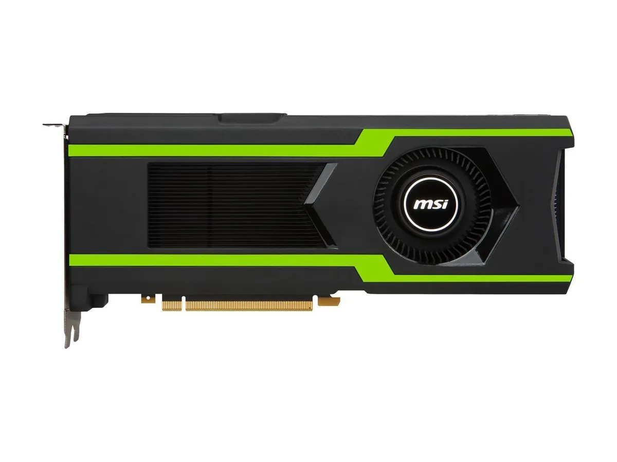MSI MSI GeForce GTX 1080 Ti AERO 11G OC graphics card — product photo