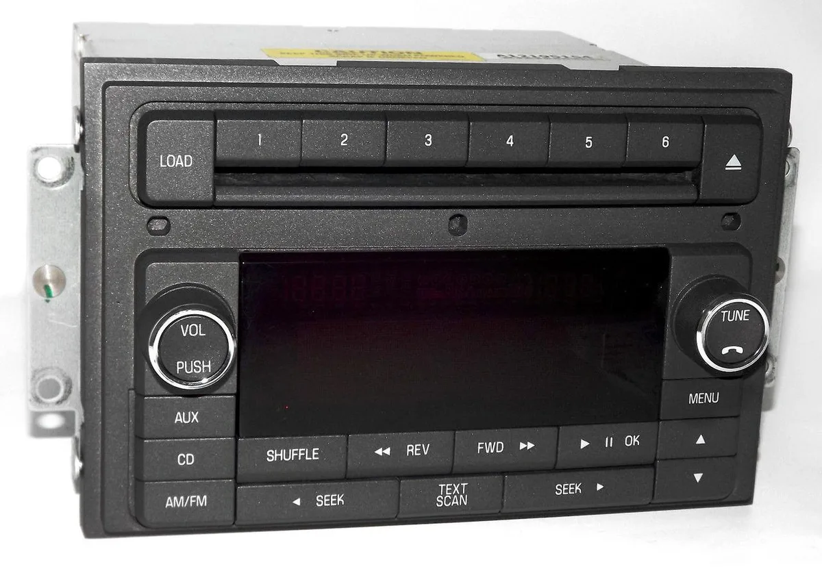 1 Factory Radio 1 Factory Radio 9A1T-18C815-AA receiver AM FM 6 Disc MP3 CD Aux 2009-2010 — product photo