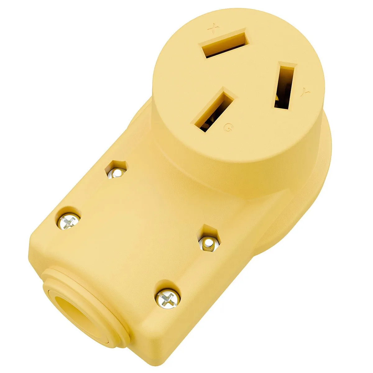 LORDWORLD LORDWORLD NEMA 10-50R 50A 125/250V Female Connector Yellow — product photo