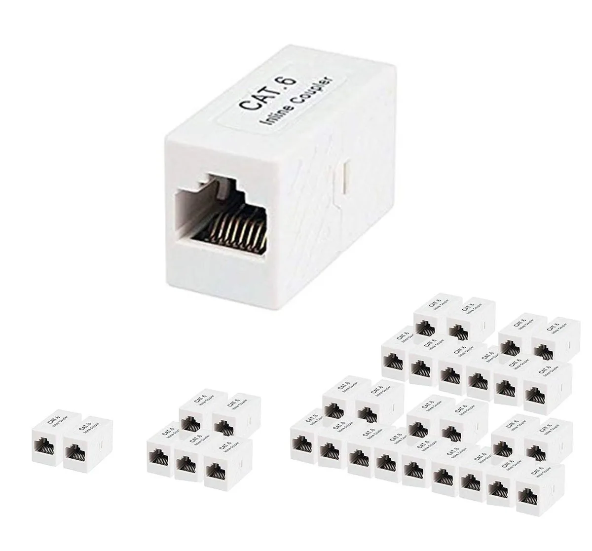 iMBAPrice iMBAPrice RJ45 Coupler Pack of 2 Cat6 Ethernet Cable Extender — product photo