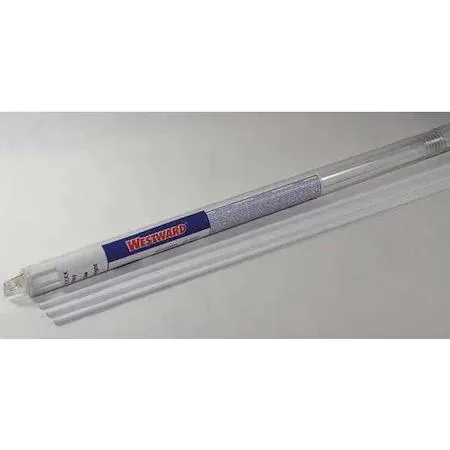 Flux-coated bronze brazing rod, 1/8 inch diameter, 36 inch length, 1 lb tube