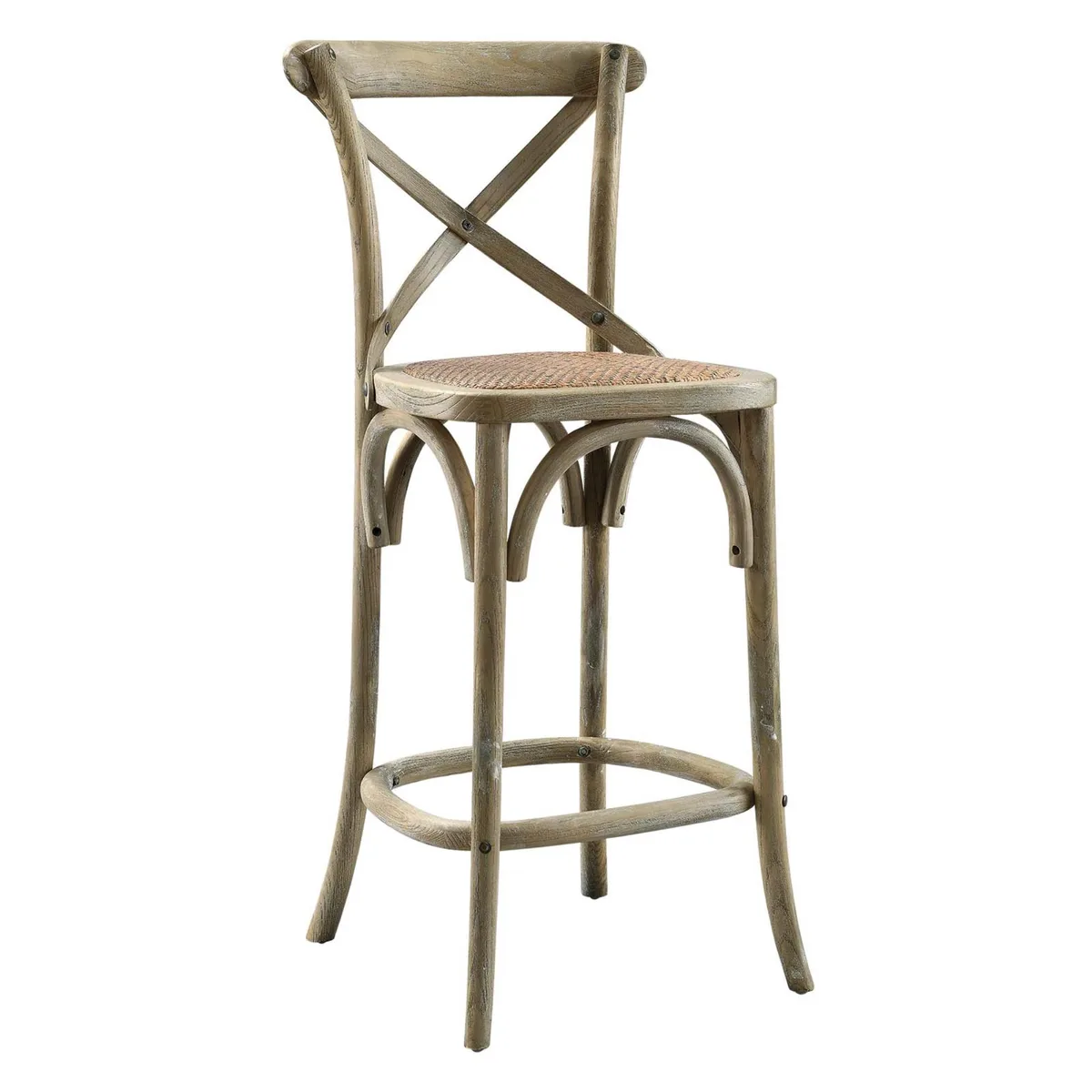 Modway Furniture Modway Furniture Gear Counter Stool Elm Rattan 330lb — product photo