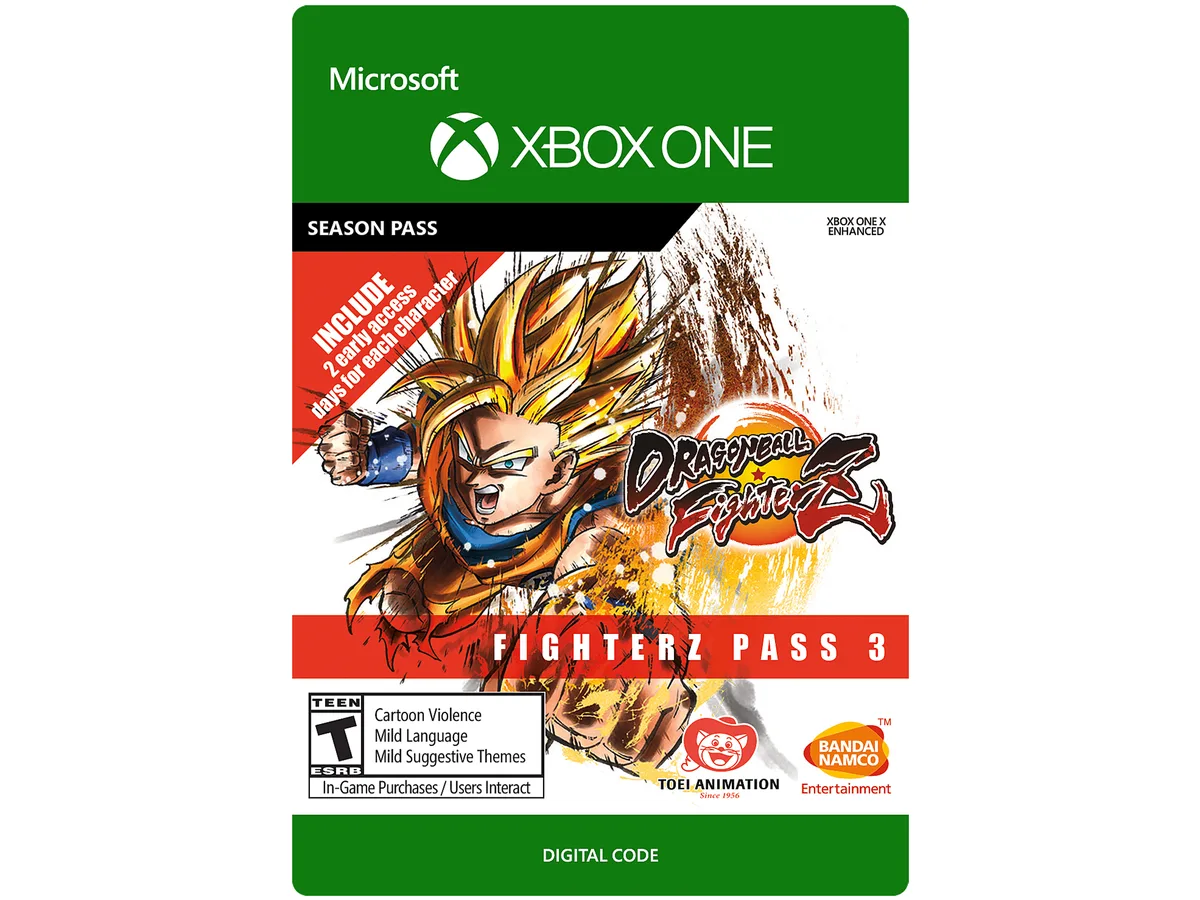 Bandai Namco Entertainment America Inc Bandai Namco Entertainment America Inc 7D4-00557 FighterZ Pass 3 downloadable game — product photo