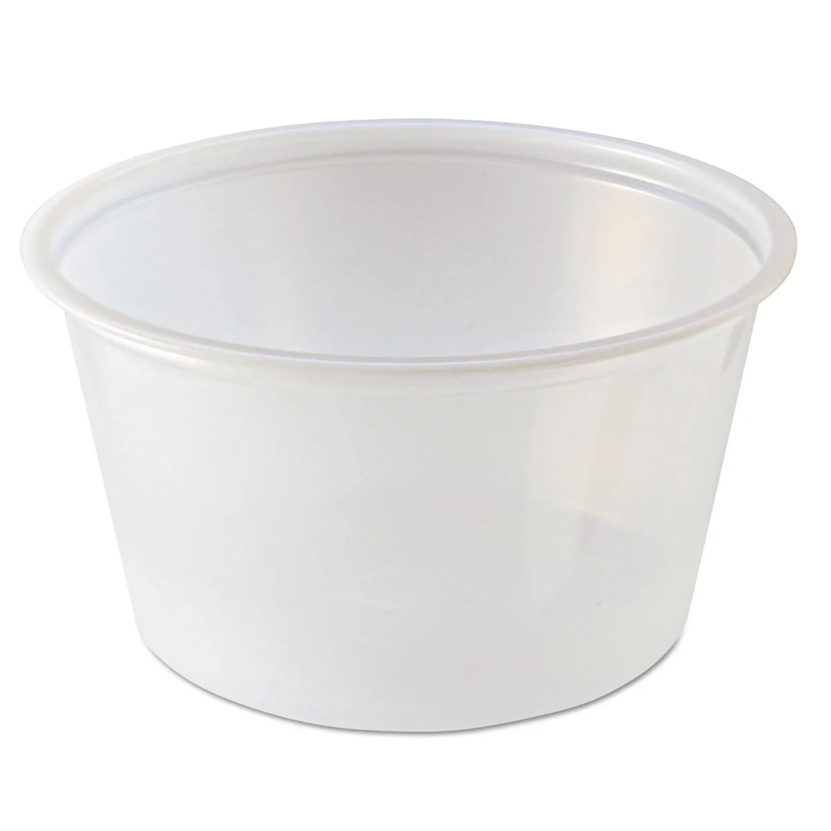Fabri-Kal Fabri-Kal Portion Cups 4 oz Clear 125/Sleeve 20 Sleeves/Carton — product photo