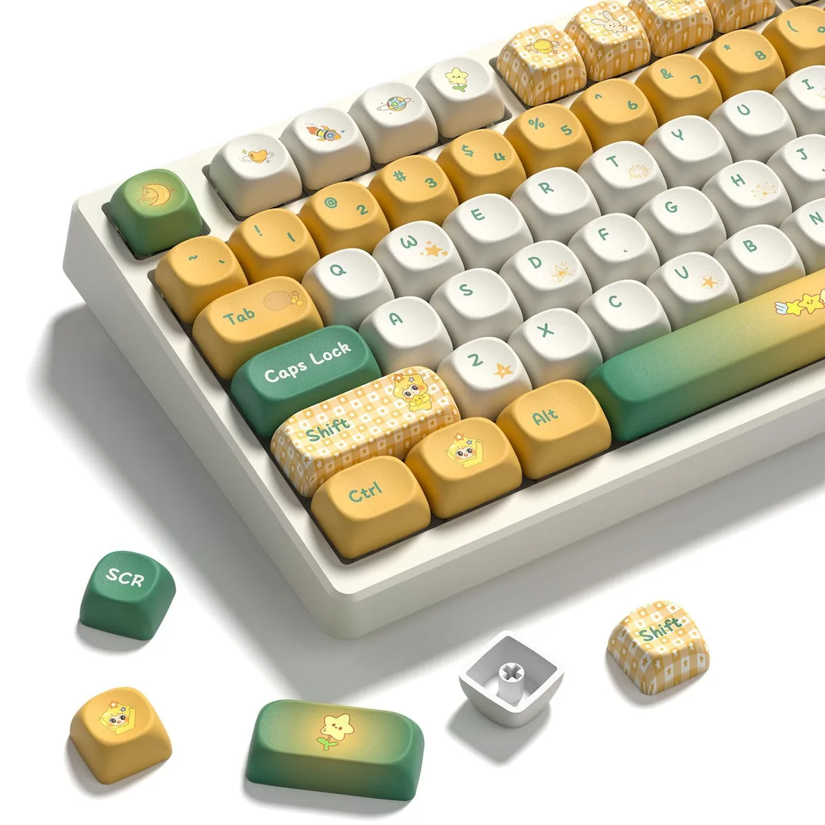 Womier Womier Star Witch 132 Keycap Set MOA Profile PBT 60 65 75 100% — product photo