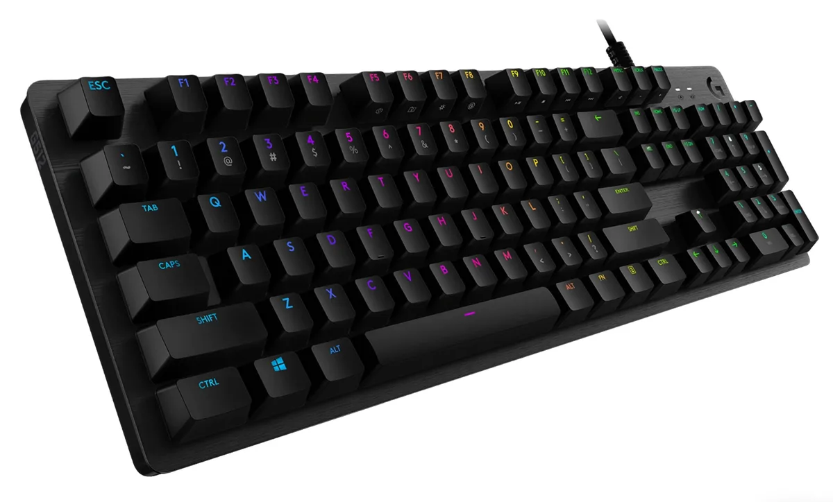 Logitech Logitech G512 Carbon RGB Mechanical Gaming Keyboard Red Switch Black — product photo