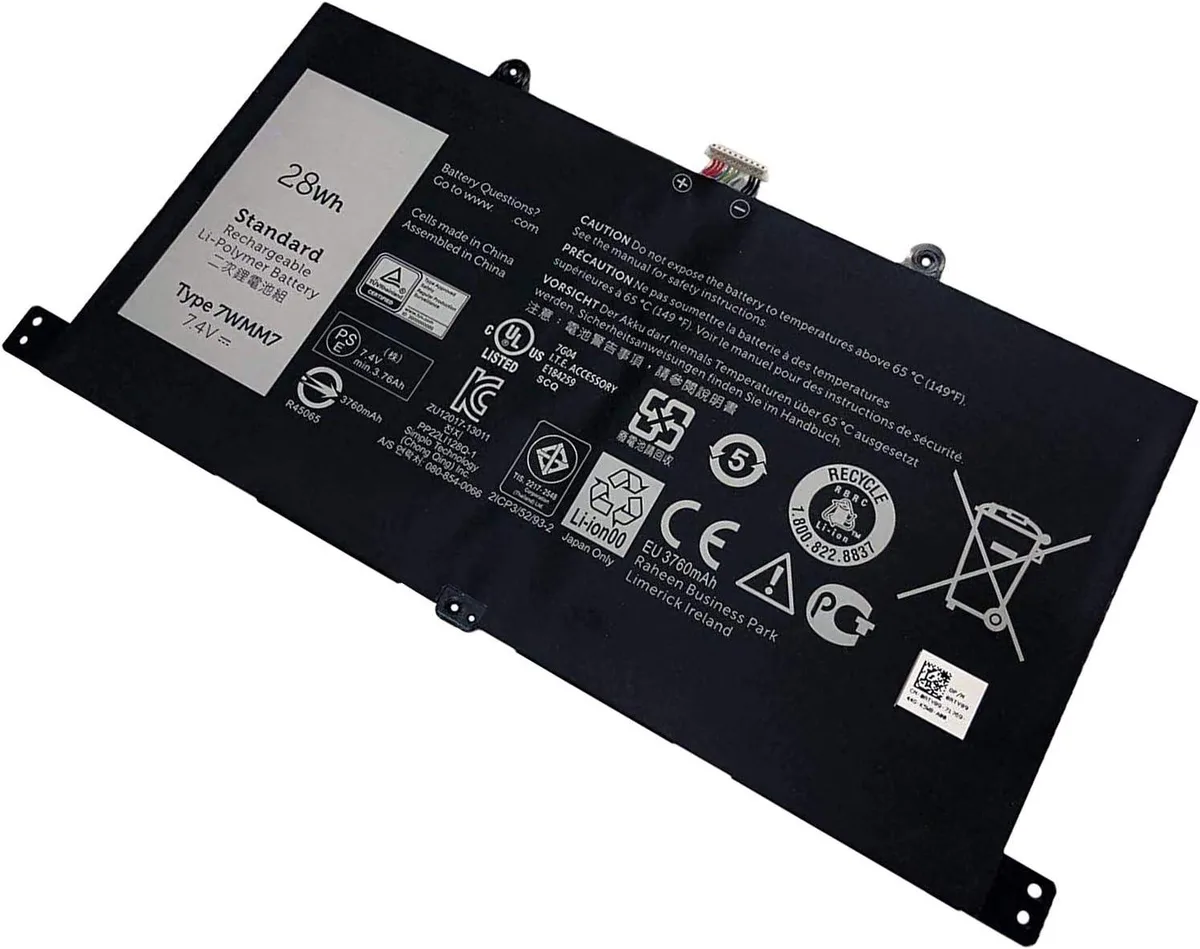 NShi NShi 7WMM7 7.4V 28Wh laptop battery — product photo