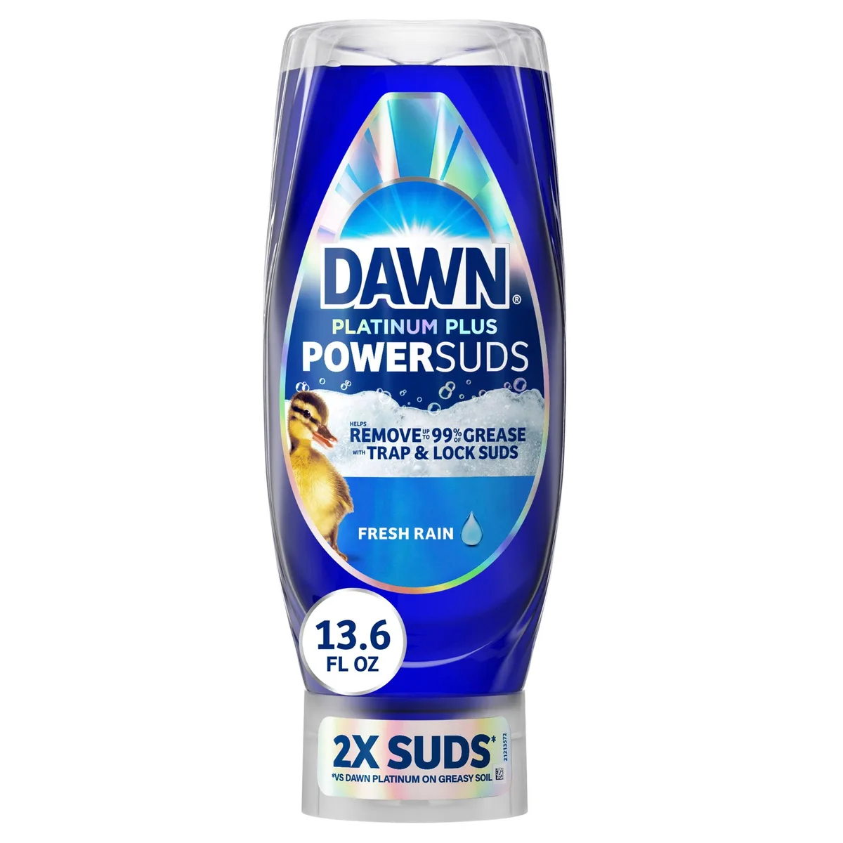 None Continuous None Continuous Platinum Plus PowerSuds Cleaner 13.6 oz EZ-Squeeze Bottle — product photo