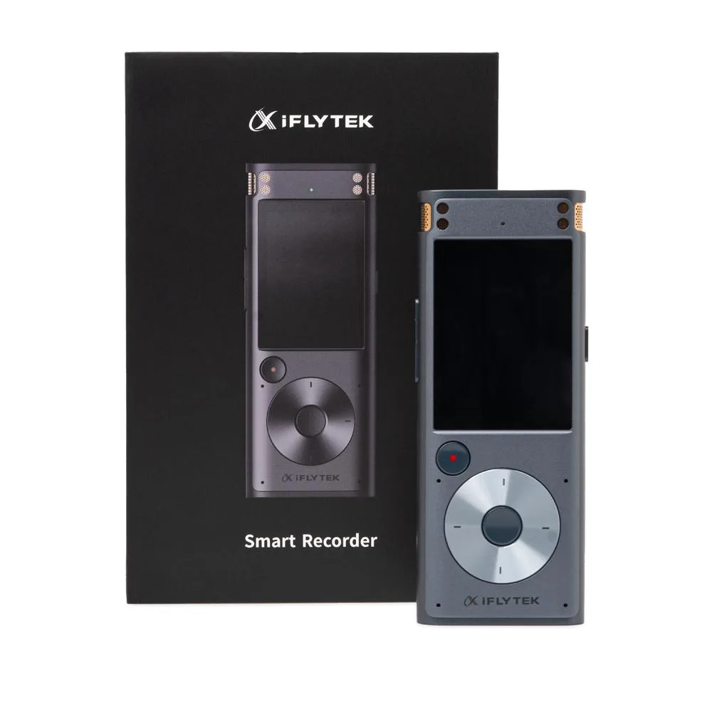 iFLYTEK iFLYTEK SR302T PRO voice recorder 32MB 175h 2.4" screen — product photo
