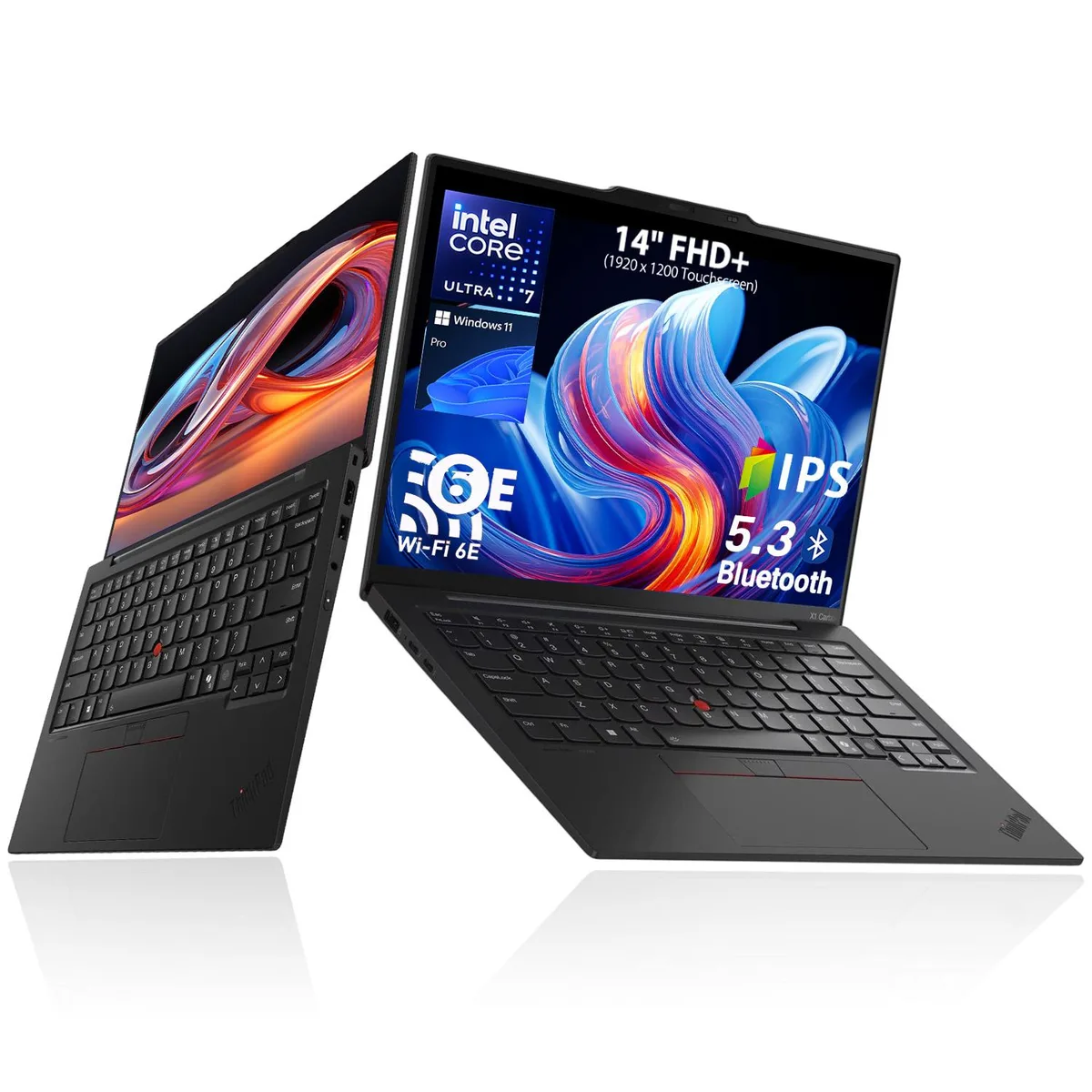 Lenovo Lenovo ThinkPad X1 Carbon 14" FHD+ Touchscreen Ultra 7 255U 32GB 1TB laptop — product photo
