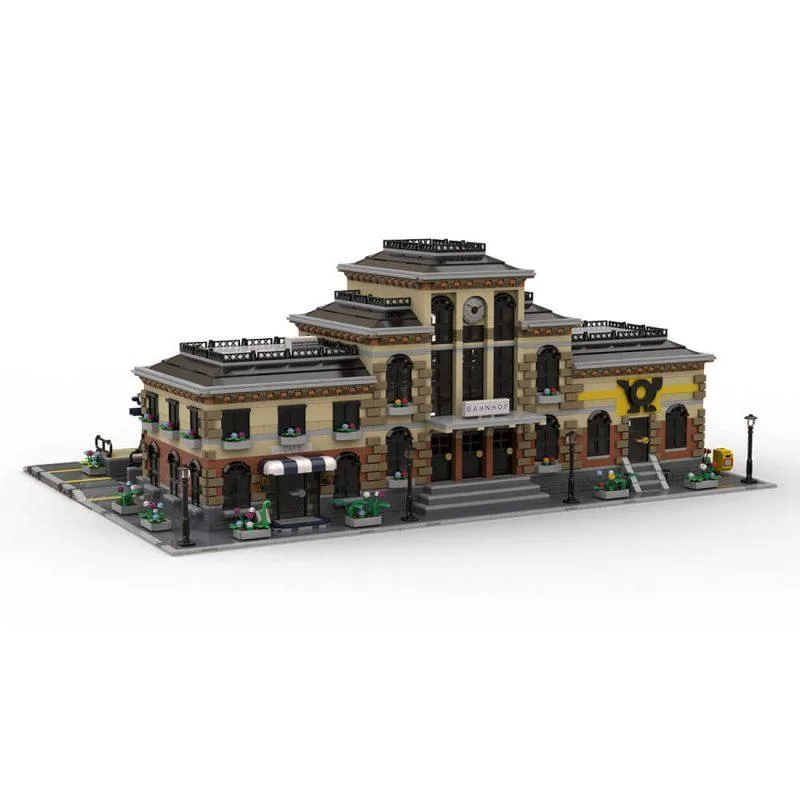 ZITIANYOUBUILD ZITIANYOUBUILD MOC-109197 German Railway Station 8571PCS — product photo