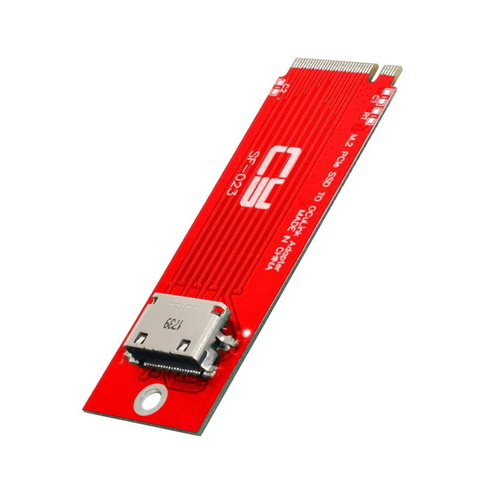 Fervit Fervit PCI-E 3.0 M.2 M-Key to Oculink SFF-8612 SFF-8611 Host Adapter for PCIe Nvme SSD 2260 hard drive adapter — product photo