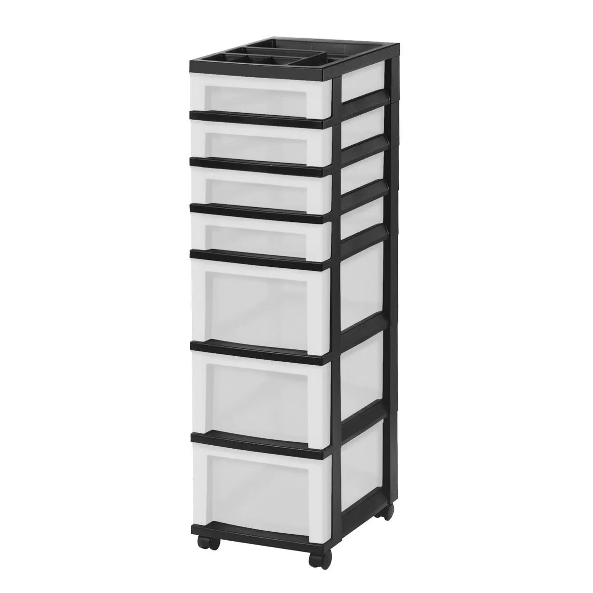 IRIS USA, INC. IRIS USA, INC. 7-Drawer Storage Cart Black — product photo