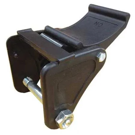 Caster brake kit with face contact brake, thermoplastic, for 2 inch wheel width