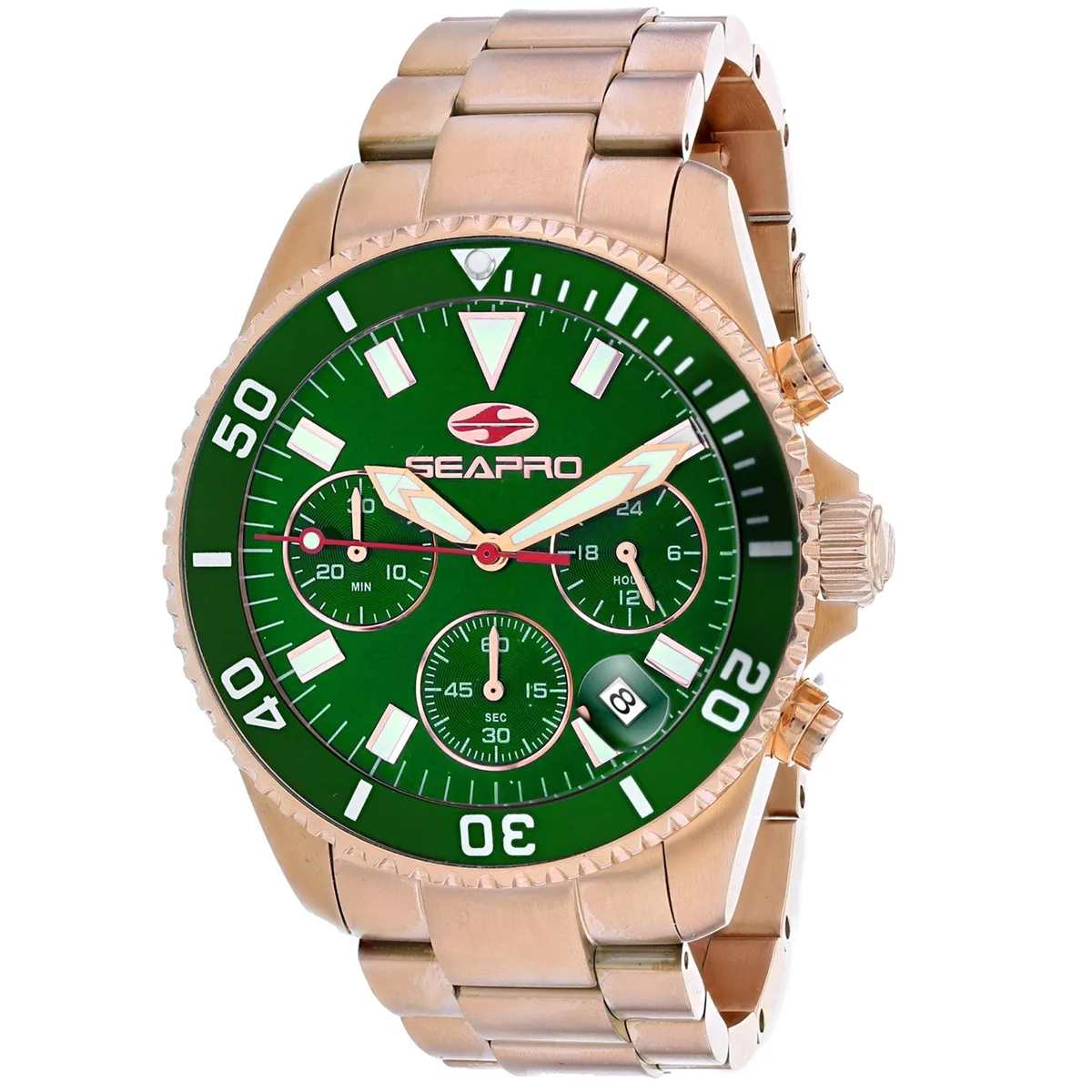 SEAPRO SEAPRO Scuba 200 Chrono SP4356 Green Dial Watch — product photo