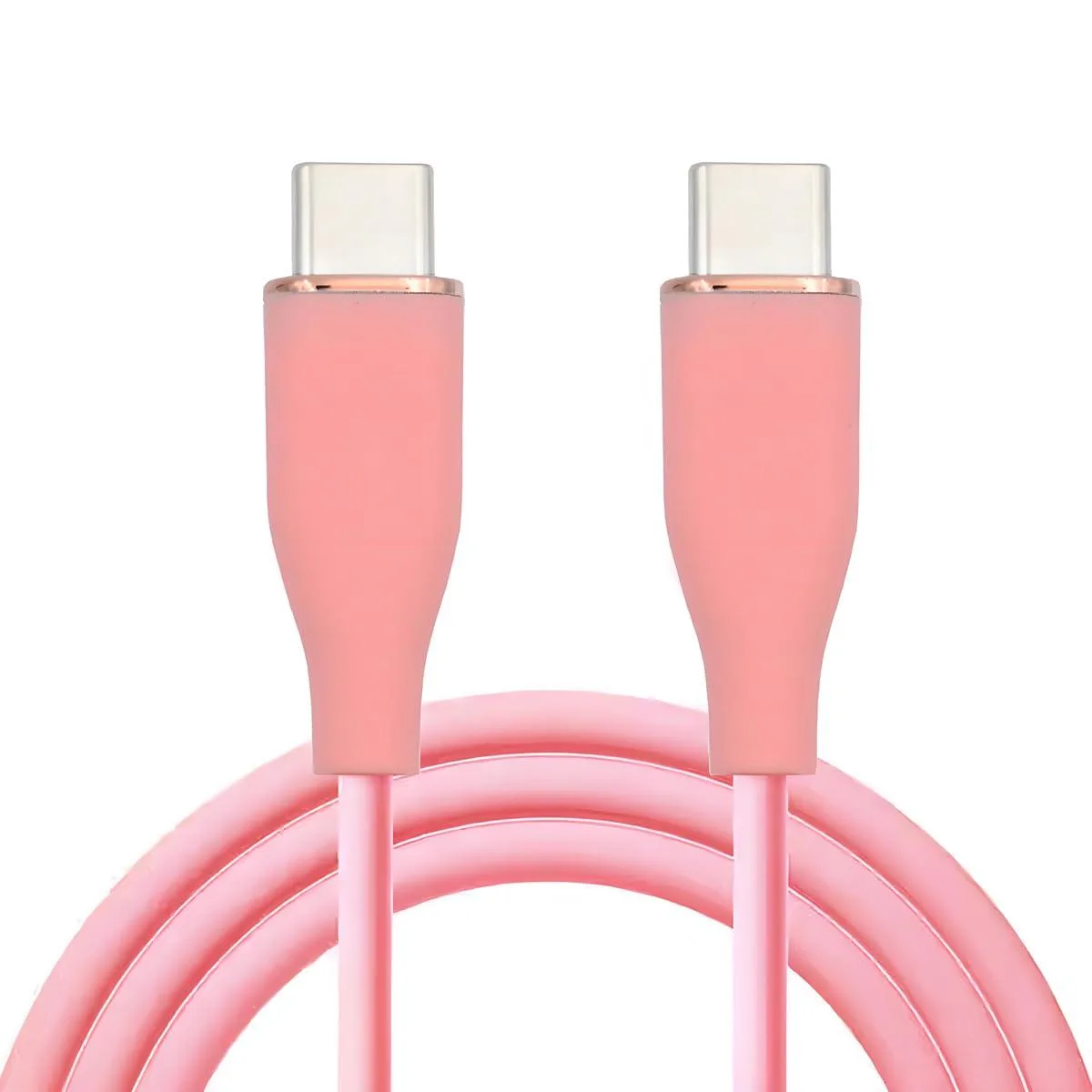 Fervit Fervit USB-C 2.0 cable 65W 480Mbps pink 1m — product photo