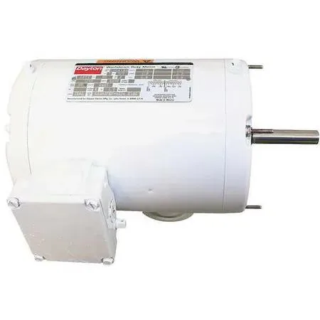 Dayton Dayton 5M061 Washdown Motor 1/2 hp 1700 RPM 115/230V AC 56YZ Frame — product photo