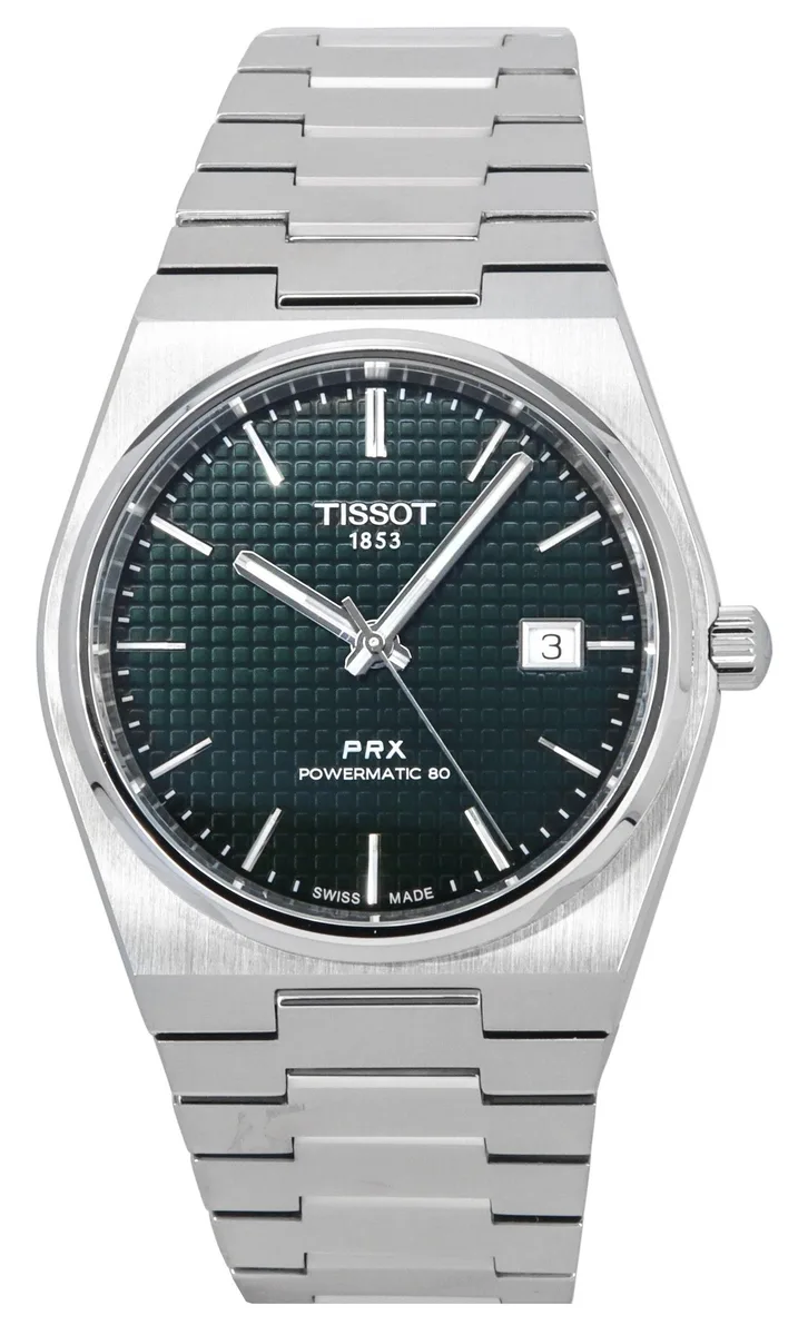 Tissot Tissot T-Classic PRX Powermatic 80 Green Dial 40.00mm Automatic Watch — product photo