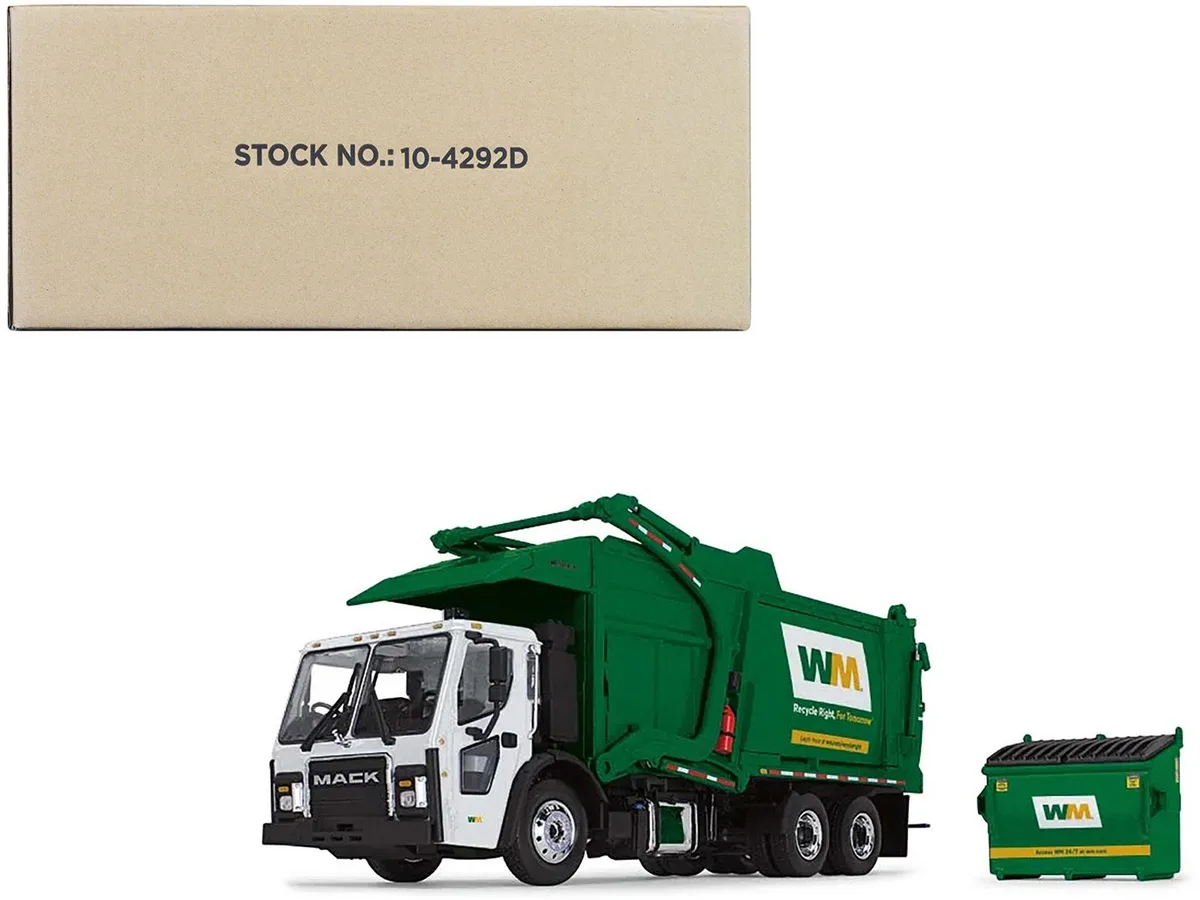 First Gear First Gear Mack LR Waste Management Front Loader Garbage Truck 1/34 Diecast Hobby Collectible — product photo