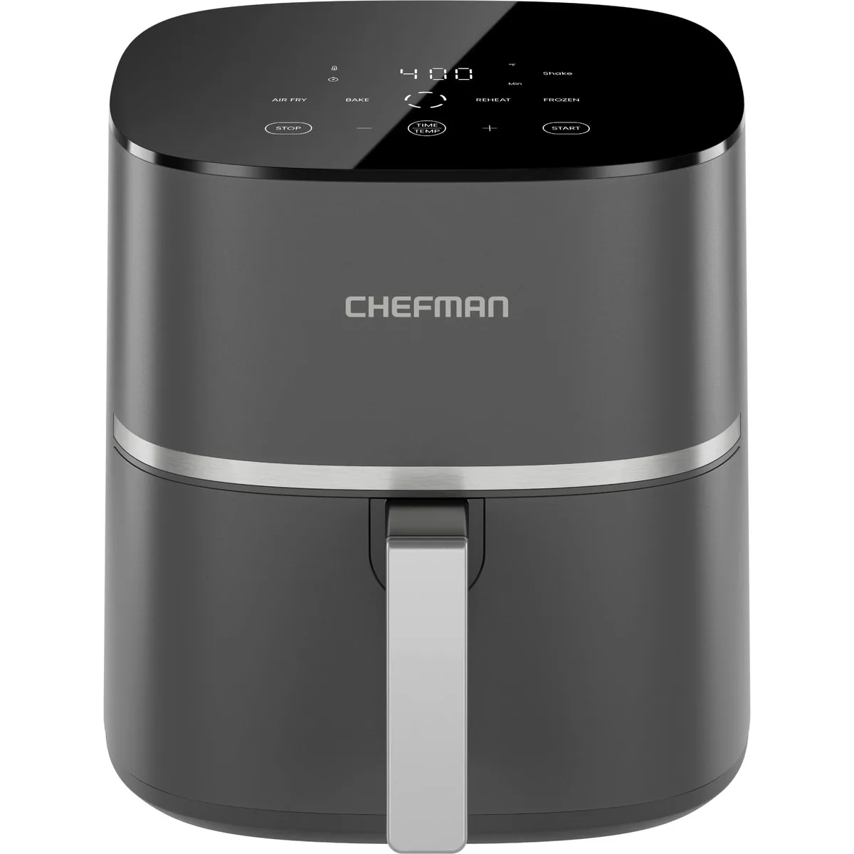  Chefman TurboX 5-Quart Air Fryer Grey RJ38-5T-GREY — product photo