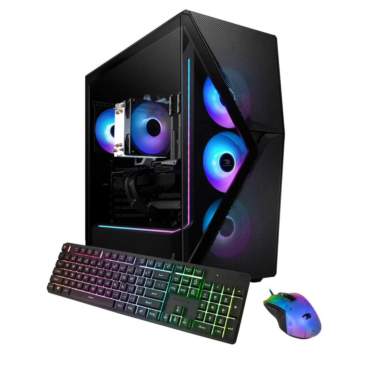 iBUYPOWER iBUYPOWER SMA7N46T01 gaming PC Ryzen 7 5700 RTX 4060 Ti 16GB DDR4 1TB NVMe — product photo