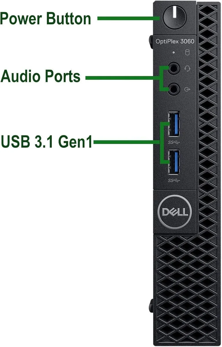 DELL DELL OptiPlex 3060 Mini Desktop i5-8400T 16GB 256GB SSD Windows 11 Pro Wi-Fi — product photo