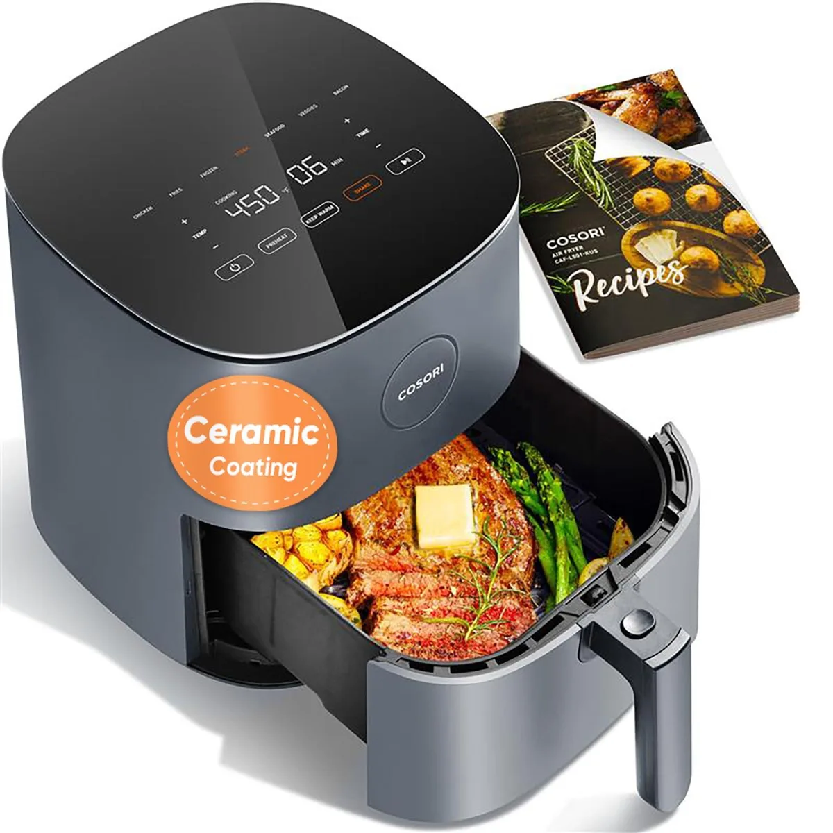  Cosori Pro LE 5 Qt Air Fryer Grey — product photo