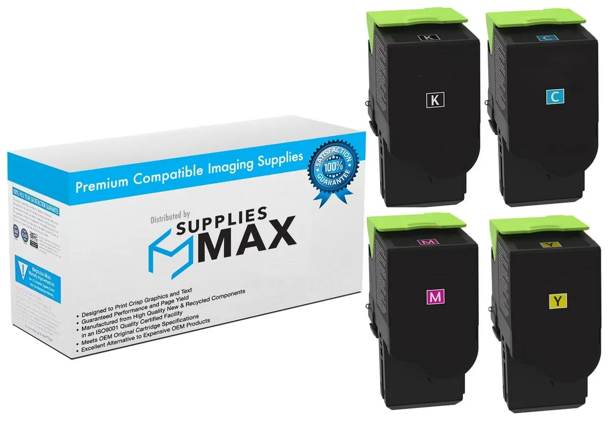 SuppliesMax SuppliesMax XERC315-HYCOMBO toner cartridge combo pack (BK/C/M/Y) — product photo