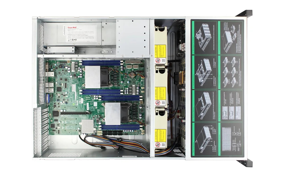 HOTCFWQ HOTCFWQ S465-24 24-bay 4U server chassis — product photo