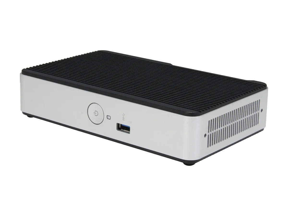 Intel Intel BLKDE3815TYKH0E Atom E3815 1.46GHz barebone mini PC — product photo
