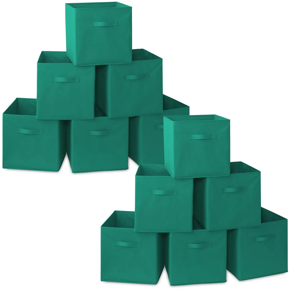 Casafield Casafield 12 Collapsible Fabric Cube Storage Bins Teal 13 — product photo