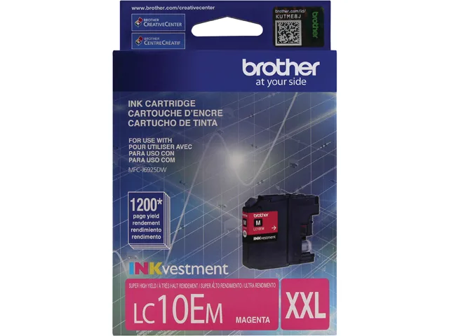 Brother Brother LC10EM Magenta Ink Cartridge 1200 Pages — product photo