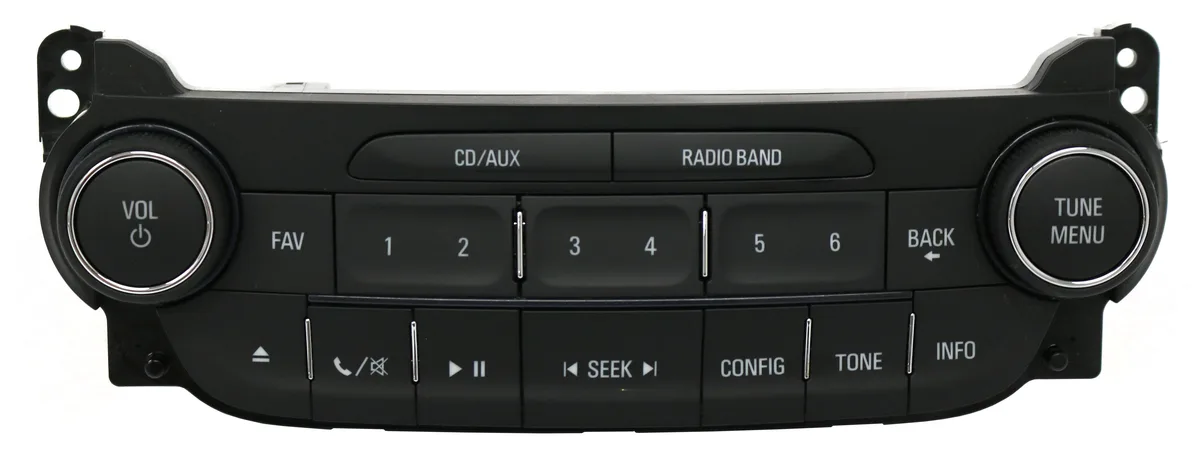 1 Factory Radio 1 Factory Radio 2014 Chevrolet Malibu Cassette Receiver 23169488 Option UYE — product photo