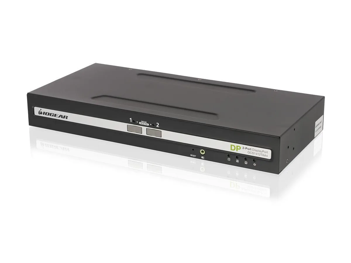 IOGEAR IOGEAR GCS1412TAA4 2-Port DisplayPort KVM Switch — product photo