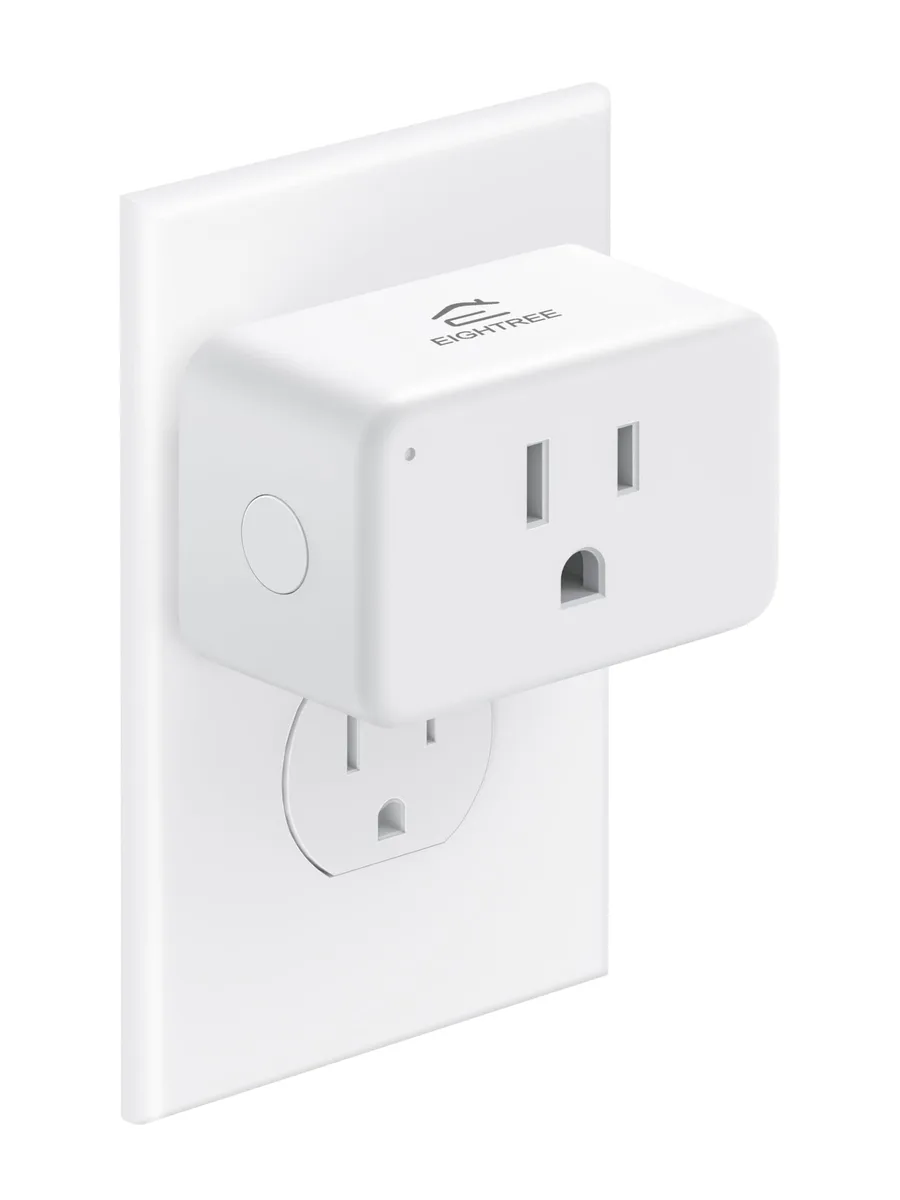  EIGHTREE ET10 Smart Plug 15A 2.4GHz WiFi White — product photo