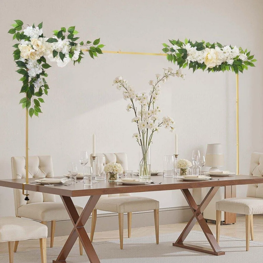 VEVOR VEVOR Table Rod Stand Gold 28-98 in Length 13-42 in Height — product photo