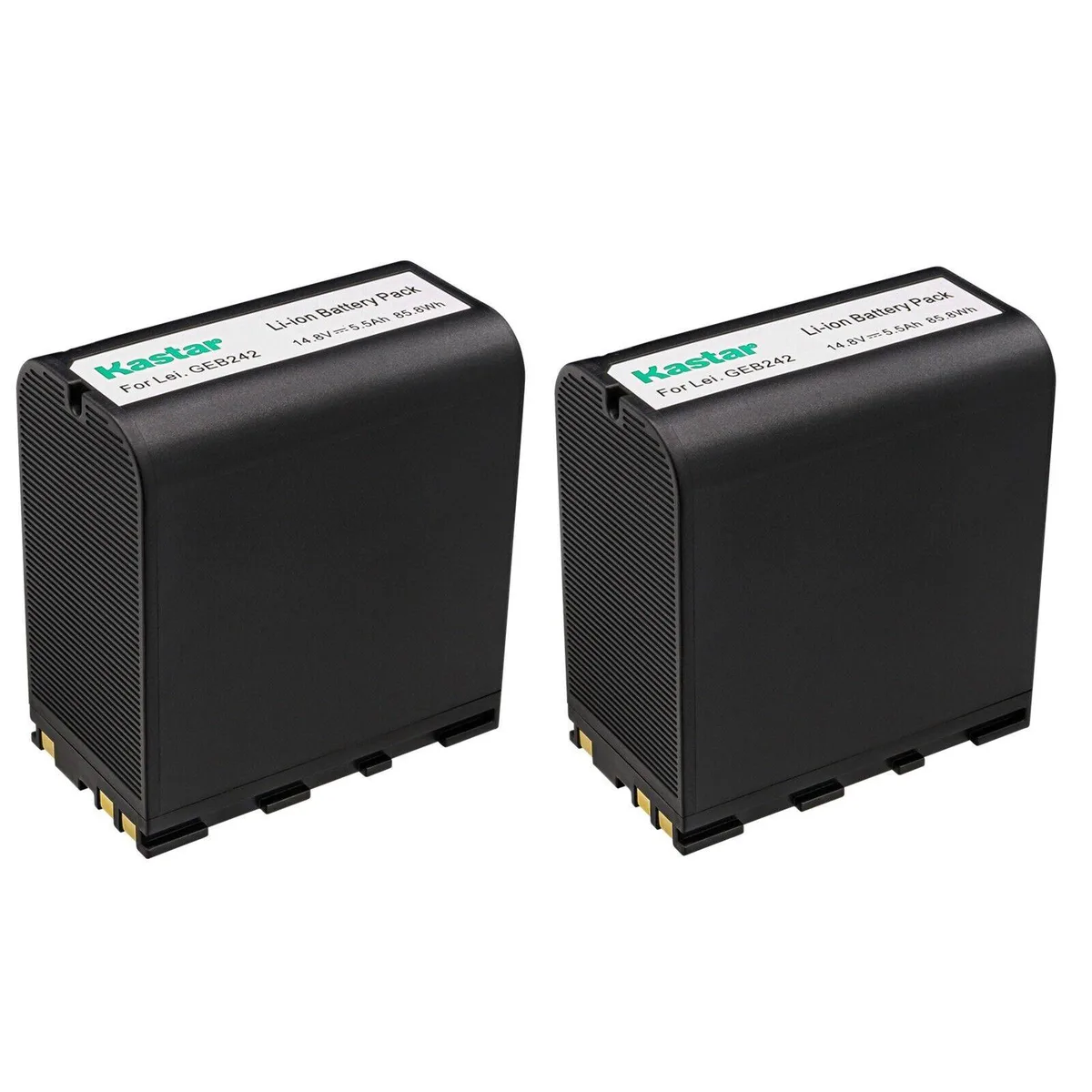 Kastar Kastar GEB242 2-Pack Li-Ion Battery 14.8V 5.5Ah 85.8Wh — product photo