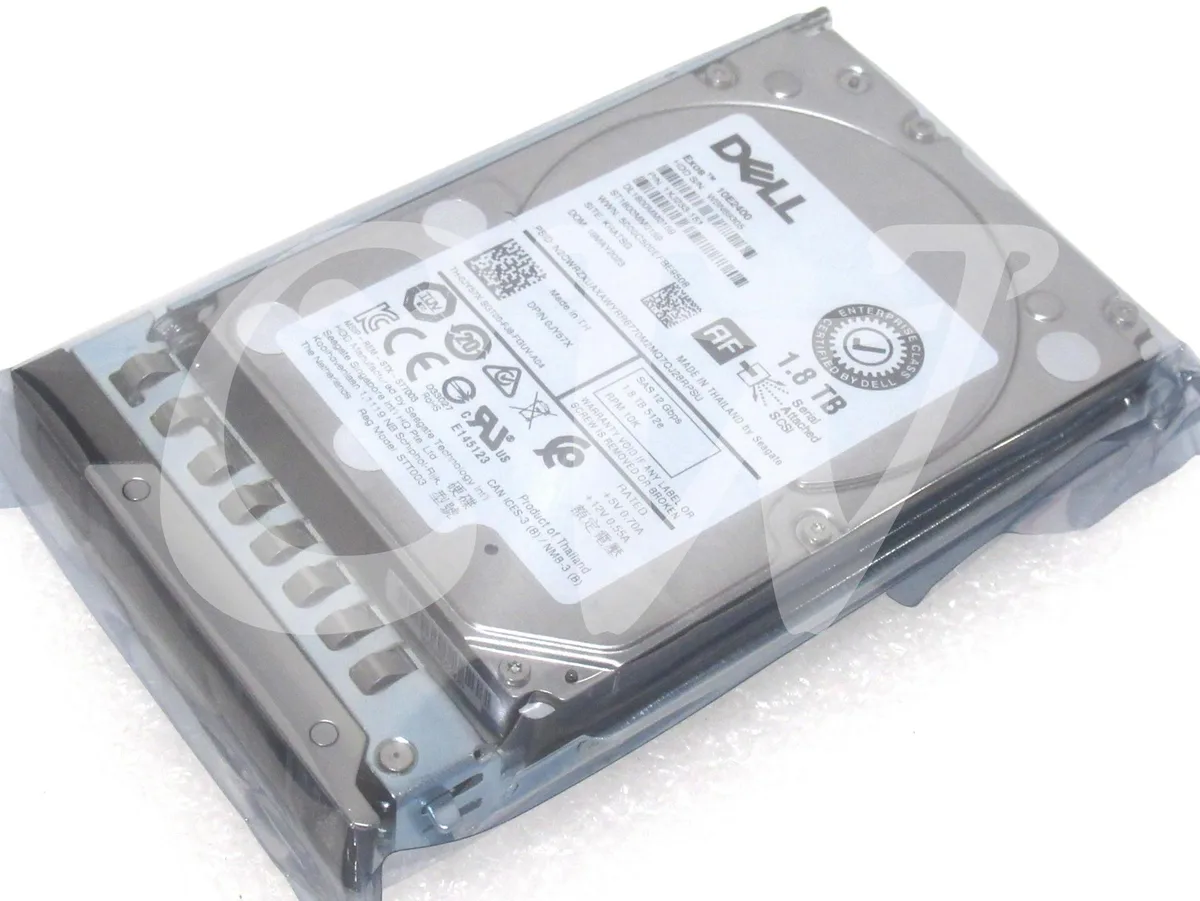DELL DELL 1.8TB 10K SAS 12G SFF internal hard drive 1XJ233-151 — product photo