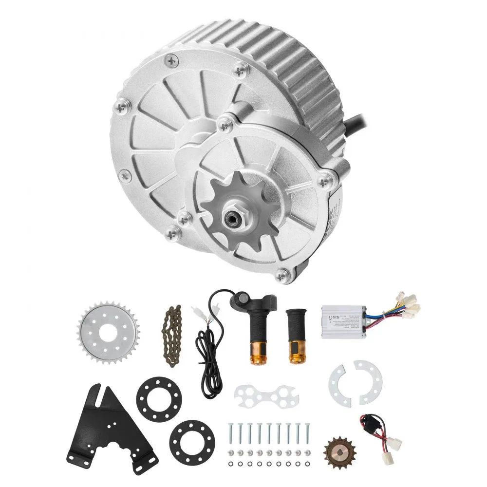 VEVOR VEVOR 450W 36V Brushed DC Motor Kit with Controller and Twistgrip Throttle — product photo