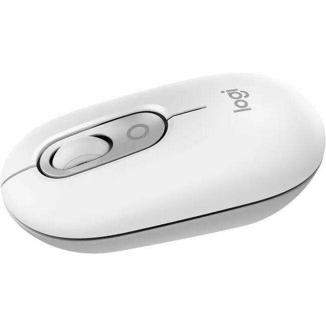 Logitech Logitech 910-007408 POP Mouse Bluetooth Wireless Off White 1 x AA Battery — product photo