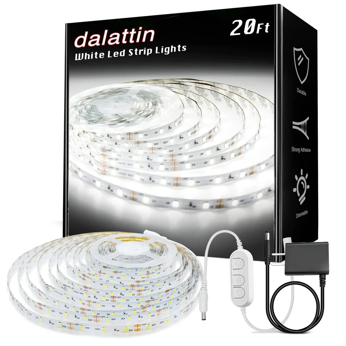  dalattin AAC206160000-KWUS 20ft 24V 360 LED 6500K Under Cabinet — product photo