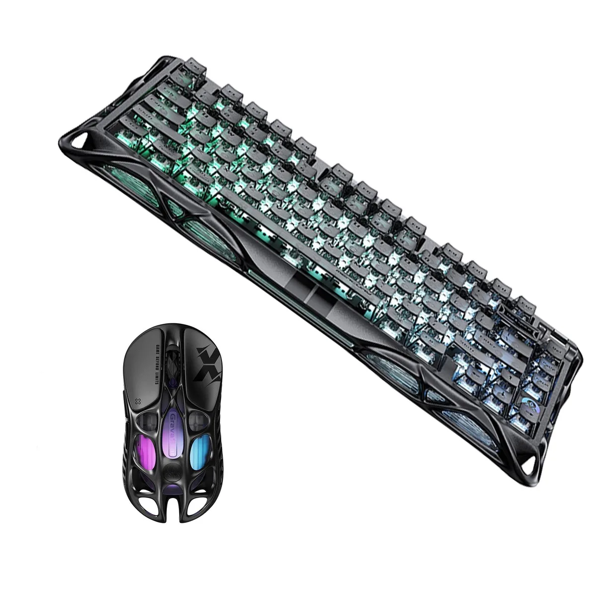GravaStar GravaStar Mercury X Gaming Mouse 26000 DPI Galaxy Black — product photo