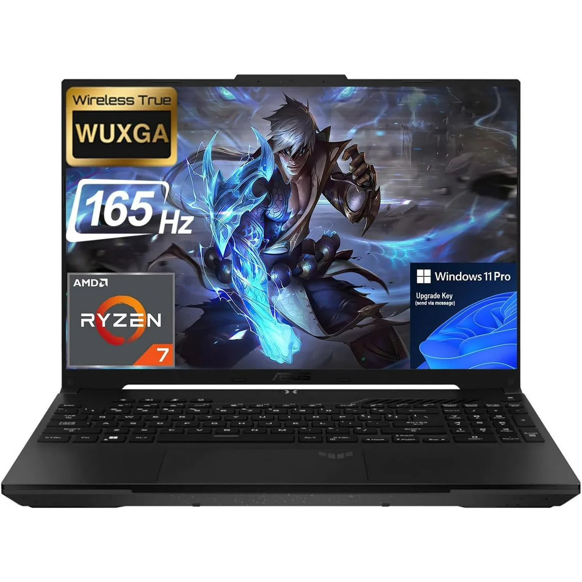 ASUS ASUS TUF A16 16" 165Hz Ryzen 7 7735HS RX 7700S 16GB 1TB gaming laptop — product photo