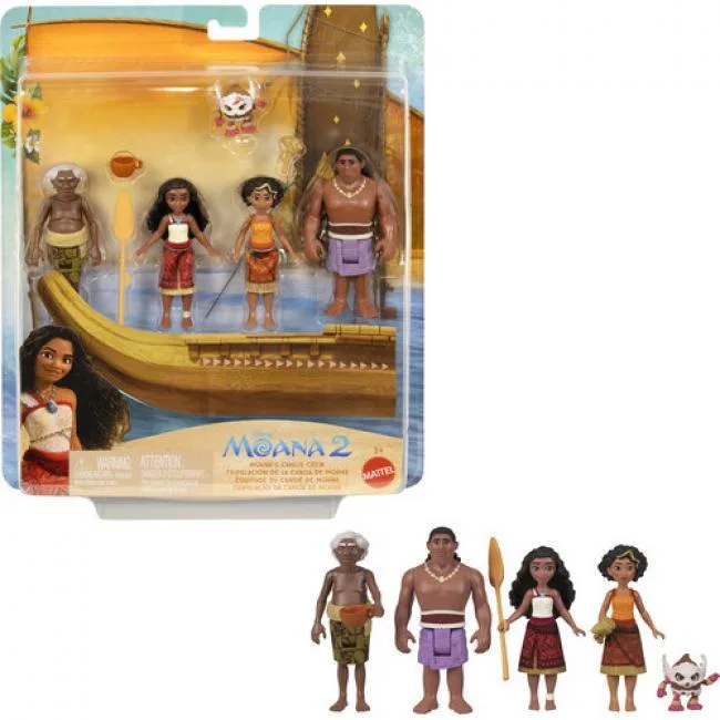 Mattel Mattel Disney Moana 2 Canoe Crew Multipack 5 Dolls JBT53 — product photo