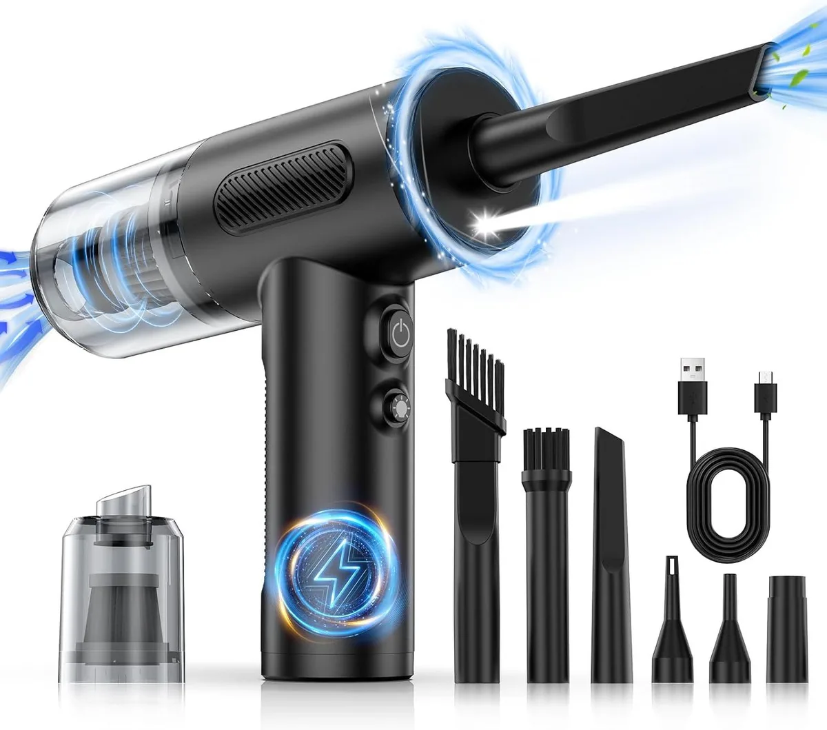 BFKK BFKK 100000RPM Air Compressor Vacuum 3 Gear LED 10 Kits — product photo