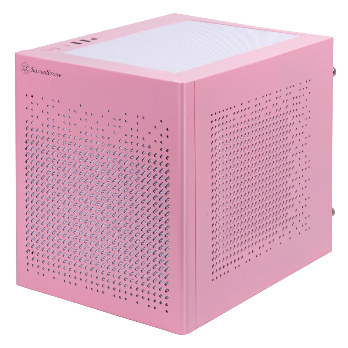 Silverstone Technology Silverstone Technology SST-SG16P SUGO 16 Pink Mini-ITX PC case — product photo